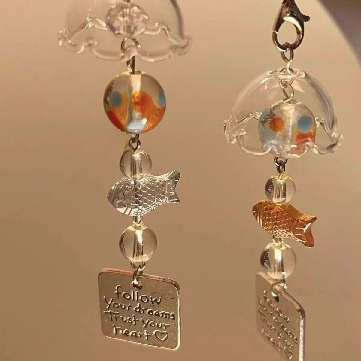 

Mint Fish Pendant - Cute Mobile Phone Lanyard Gift with Free Shipping