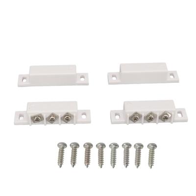 2 Set Interruttore Magnetico per Porta Cablato NC NO Normalmente Aperto Chiuso Interruttore di Contatto Porta per Sicurezza Domestica 100V DC
