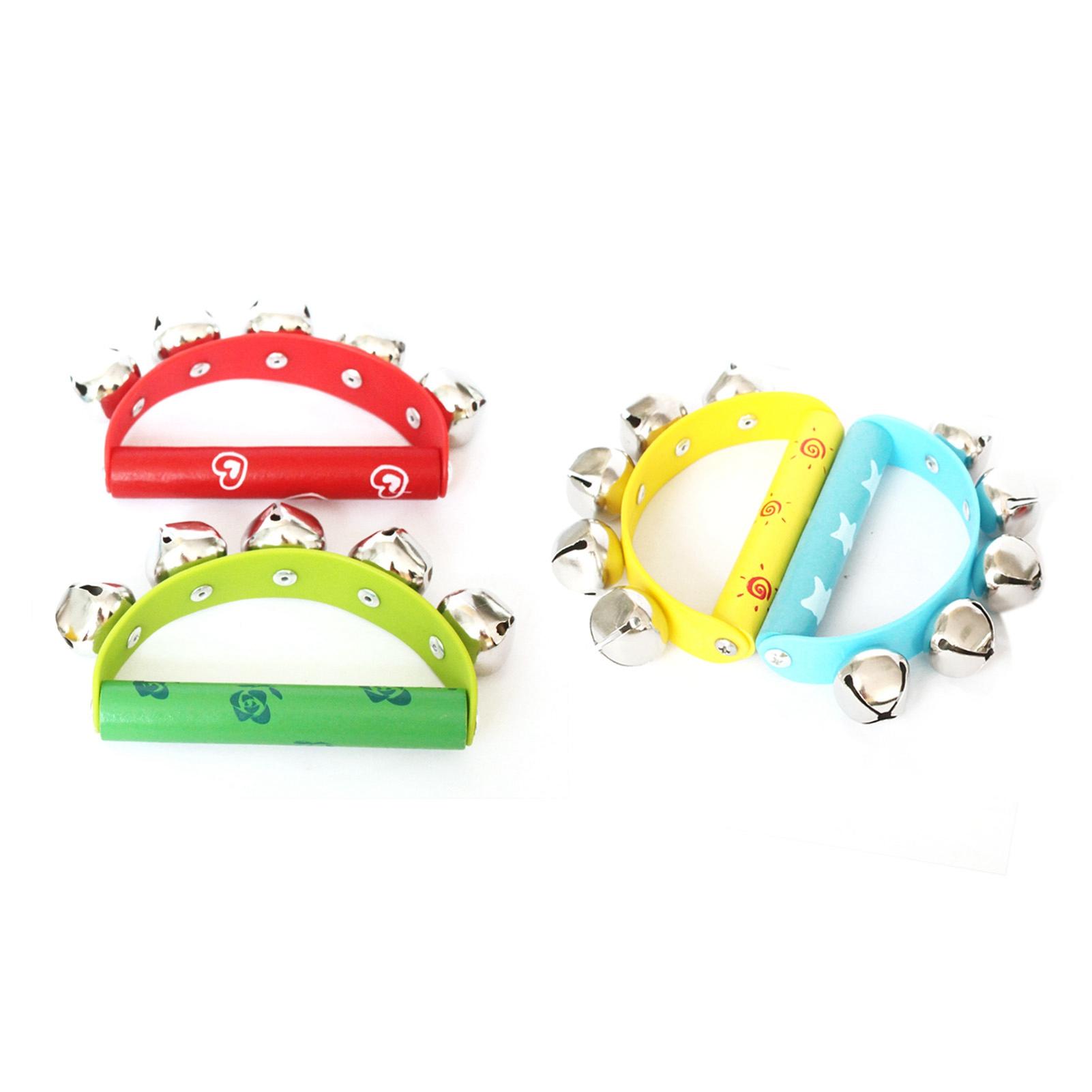 

Бубен Музыкальные инструменты Полумесяц Бубенцы Ручной Перкуссионный инструмент с Эргономичной Ручкой-Держателем для