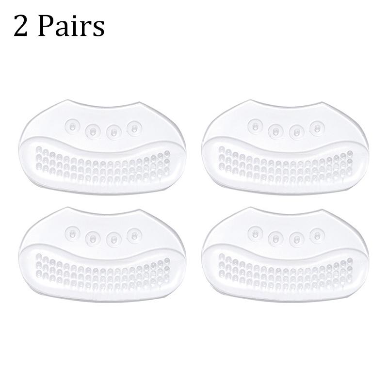 Heels Protector Silicone Heel Stickers Women Men Anti Slip Anti-wear Heel Cushions Pain Relief Inserts Shoes Pads Foot Heel Care