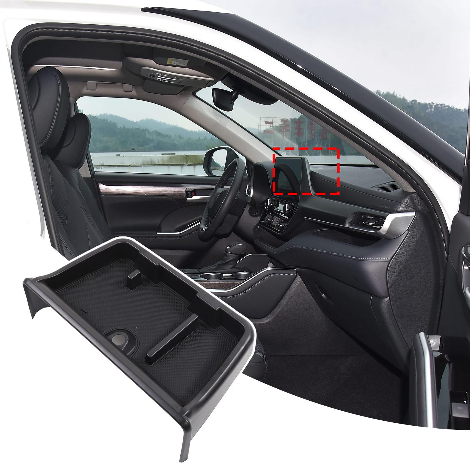 Dashboard Navigation Organizer Storage Box Tray for Toyota Grand Highlander 24+