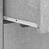 VISNES Nightstand Concrete Grey 45 X 40 X 50 Cm Engineered Wood