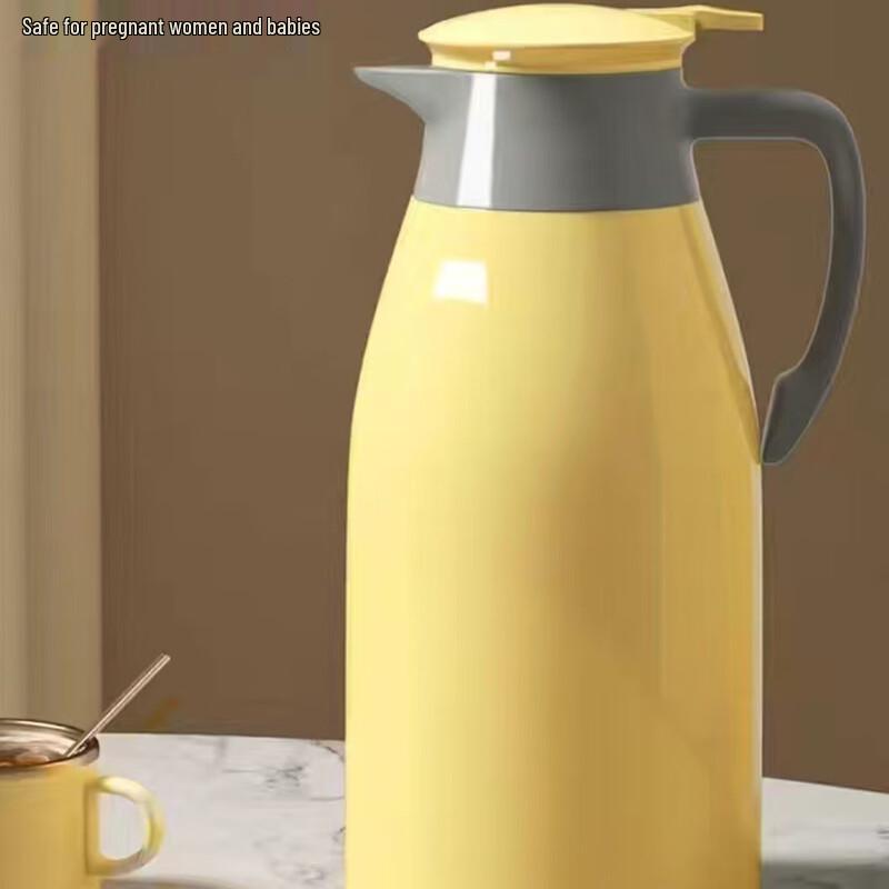 Термос большой вместимости с изоляцией и стеклянной колбой