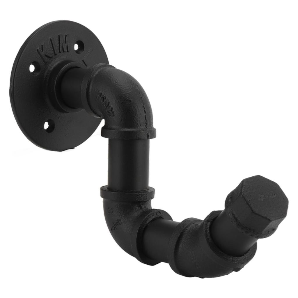 Hanging Clothes Hook Retro Water Pipe Designed Iron Wall Mounted Clothes Hanger for Home Display