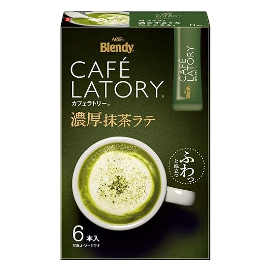 AGF Blendy Café Latory Stick Rich Matcha Latte 6 sticks x 6 boxes [ Powdered Matcha ] 11.5 grams (x B01LB00PAC