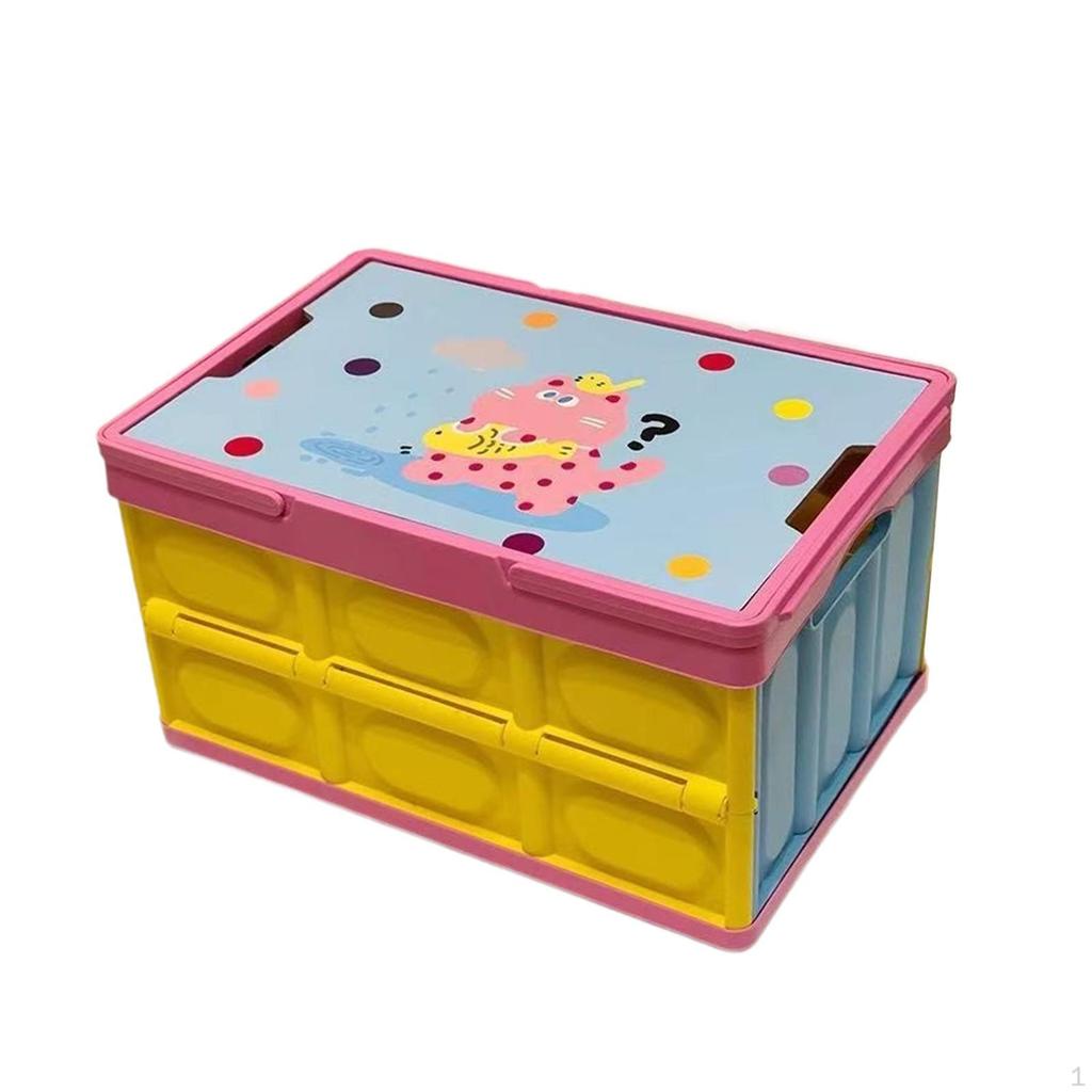 Camping Box Folding Storage Large Capacity Case Foldable Container Stackable Crate for