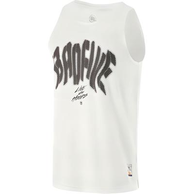 Li Ning Basketball Series Buchstaben Rundhals Bequem Atmungsaktiv Vielseitig Lässige Basketballweste Herren Westen Off-White AVSU441-4