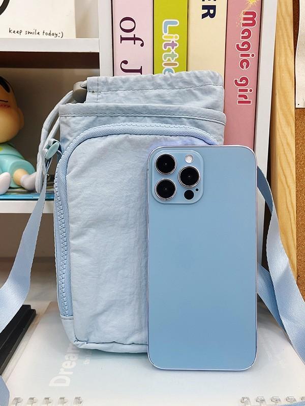 Casual Nylon Shoulder Pack With Zipper Pocket For Daily Use And Outdoor Activities