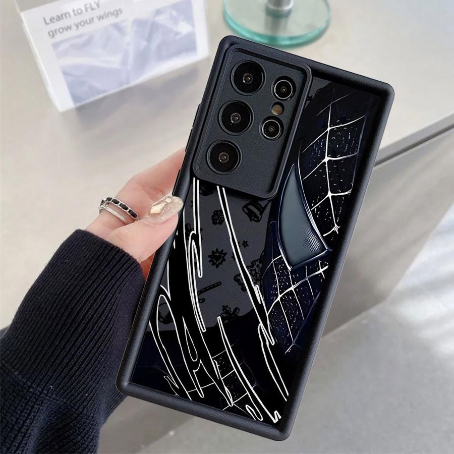 Marvel Spider Man Christmas Case for Samsung Galaxy S24 Plus S25 Edge S21 S25 Ultra S22 S23 FE S24Ultra S20FE Soft Shell