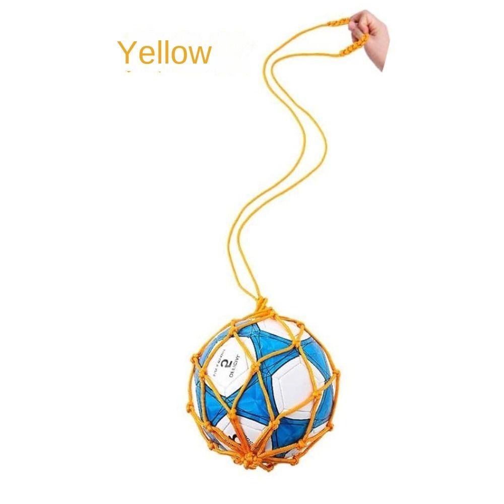 Nylon Football Kick Trainer Net Pocket Mesh Bag Football Self Trainer Kick Net Pocket Trainer