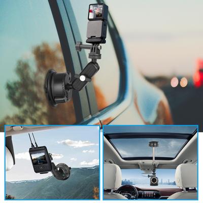 K01LP Für GoPro Verlängerung Stange Sucker Halterung Action Kamera Auto Hause Unterstützung Stehen
