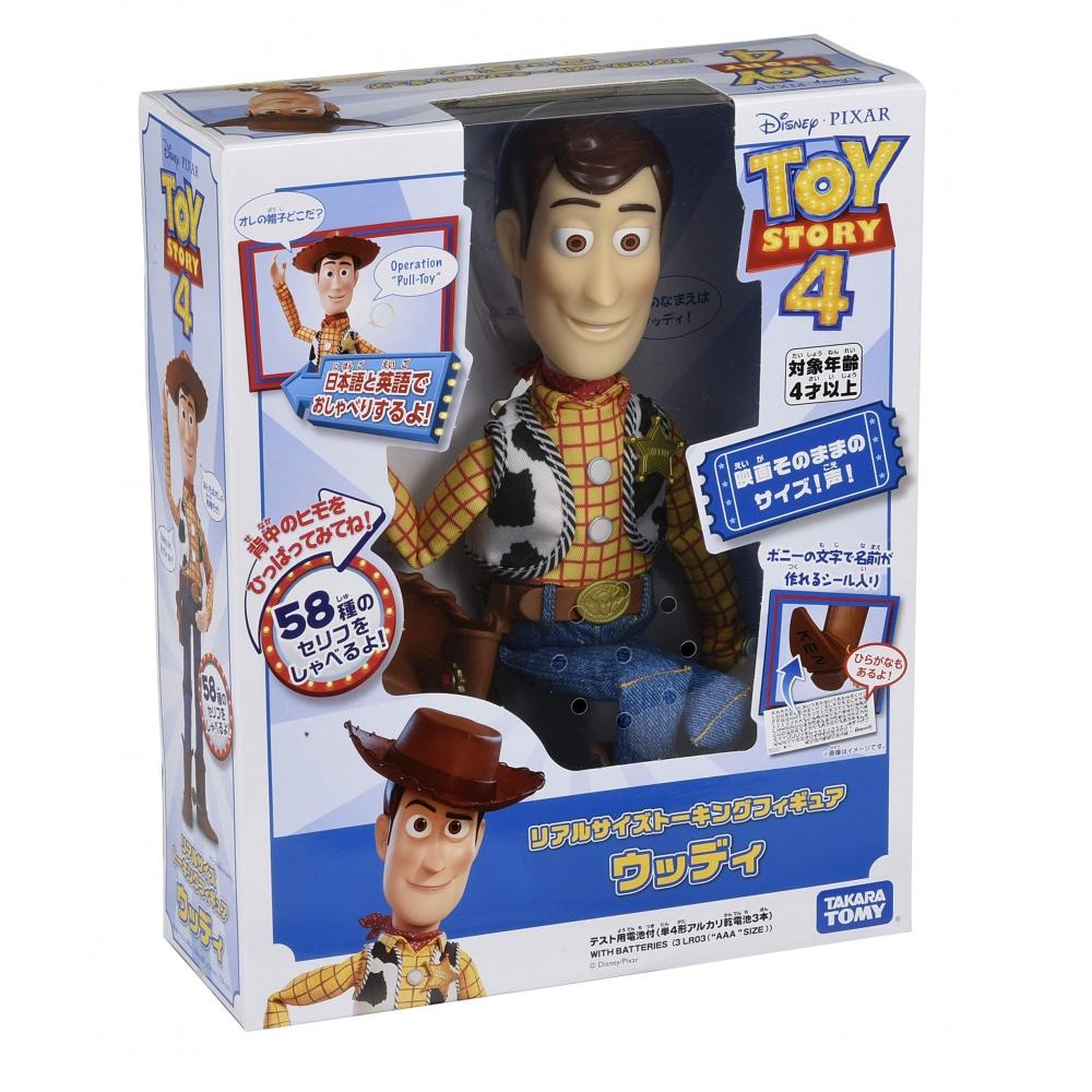 Toy Story 4 Mluvící postava ve skutečné velikosti Woody (Celková délka 37 cm)