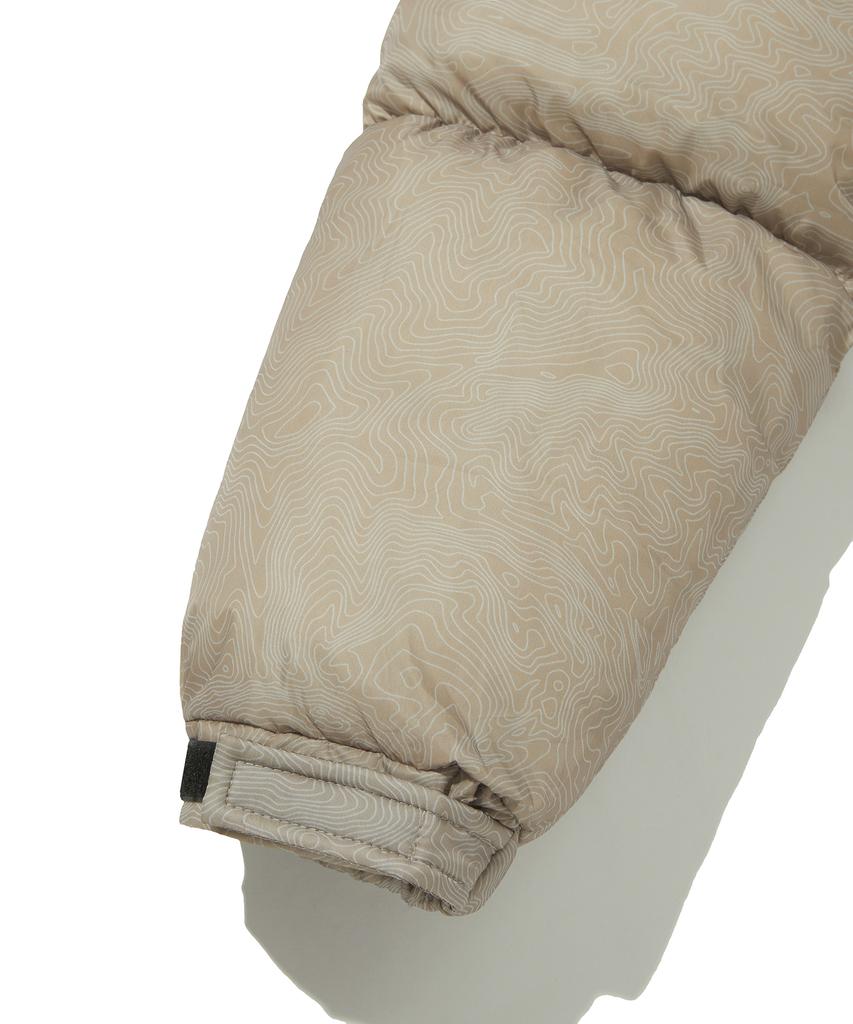 Suade Short Puffer Jacket [Beige]