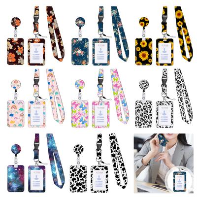 Badge Holder with Retractable Badge Reel Clip Versatile Lightweight ID Card Holder for Nurses Teachers Office Workers