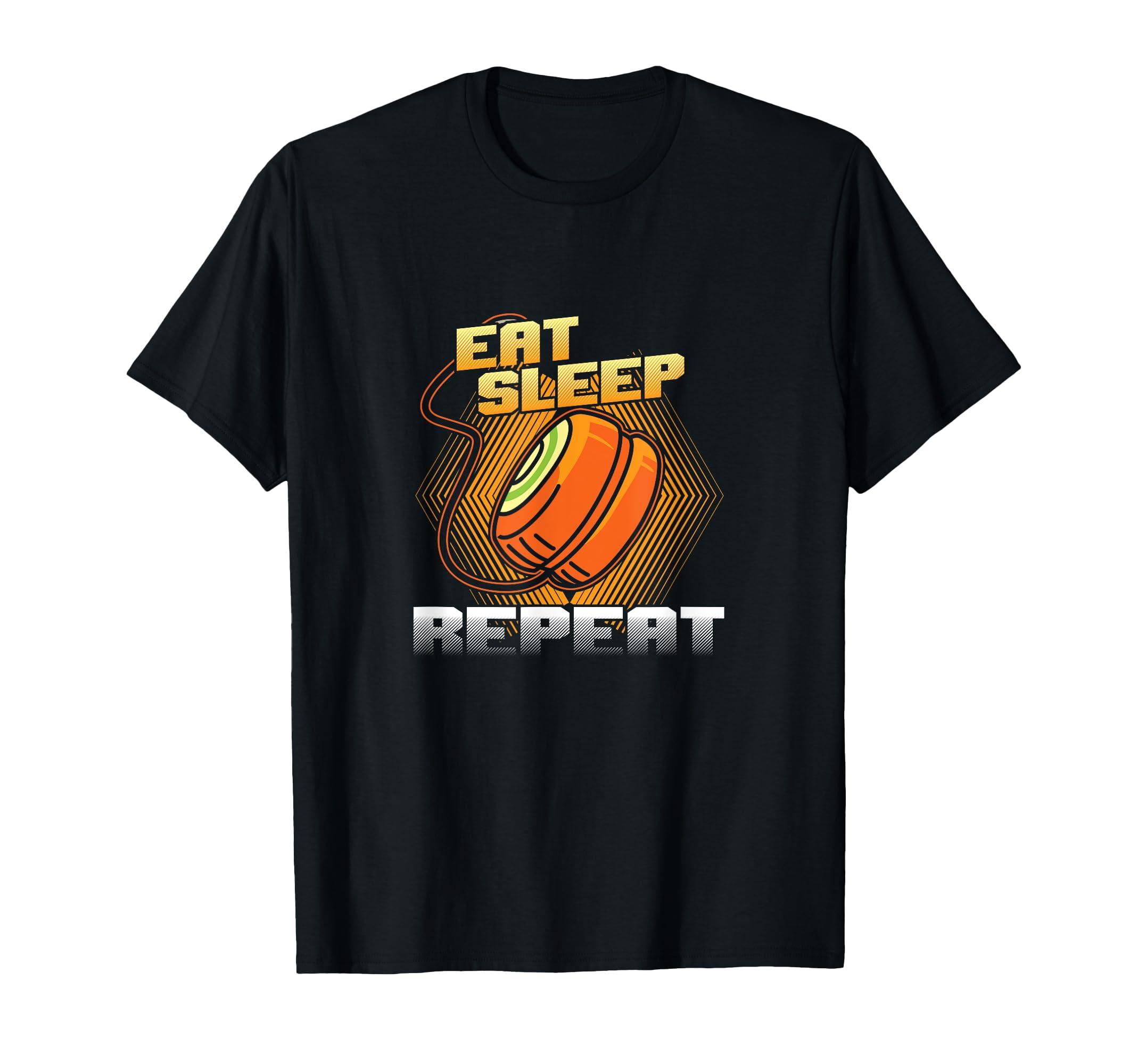 Yo-yo player, yo-yo gamer, hobby, sports, yo-yo master, yo-yo professional, eating, T-shirt чёрный