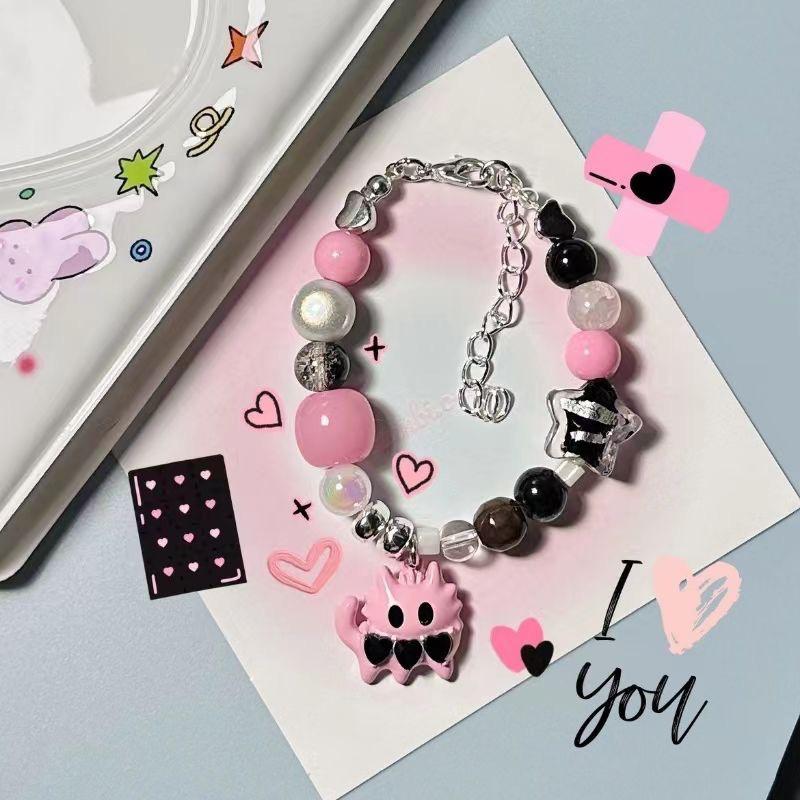 Cute Cartoon Cat Beaded Bracelet For Women Girls Versatile Exquisite Bracelet Sweet Bracelet Jewelry Accessories Gifts