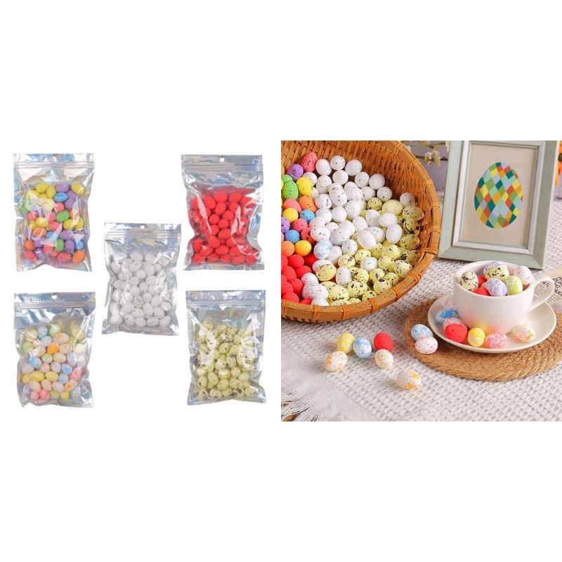 Easter Decorations Eggs Mini Easter Colorful Easter Eggs Diy Easter Party Decors Supplies Basket Stuffers