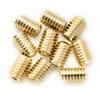 Musiclily Pro M4x6mm Stainless Steel Knob Metric Standard Hex Socket Set Screws for Electric Gold of Screws, Guitars/Basses, (Set 10)