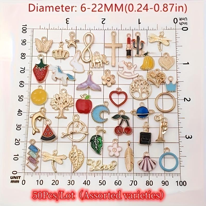 20/50Pcs/Lot Mixed Cartoon Animal Tree Enamel Creative Charms Exquisite Beads For Jewelry Making DIY Pendant Necklace Bracelet Earrings Chains