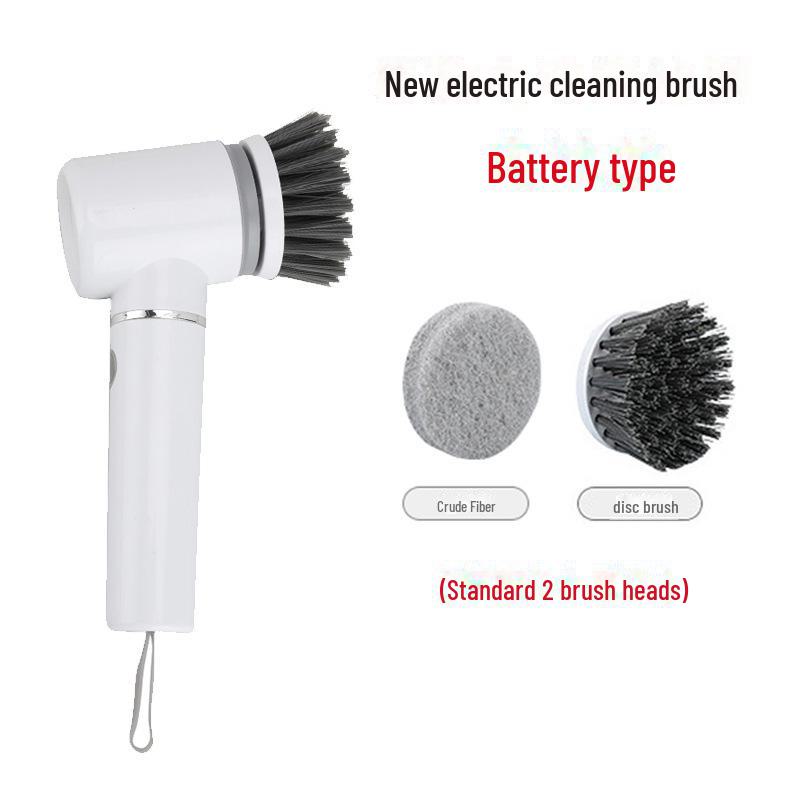Rechargeable Electric Handheld Cleaning Brush for Kitchen, Bathroom, Dishes, and Shoes