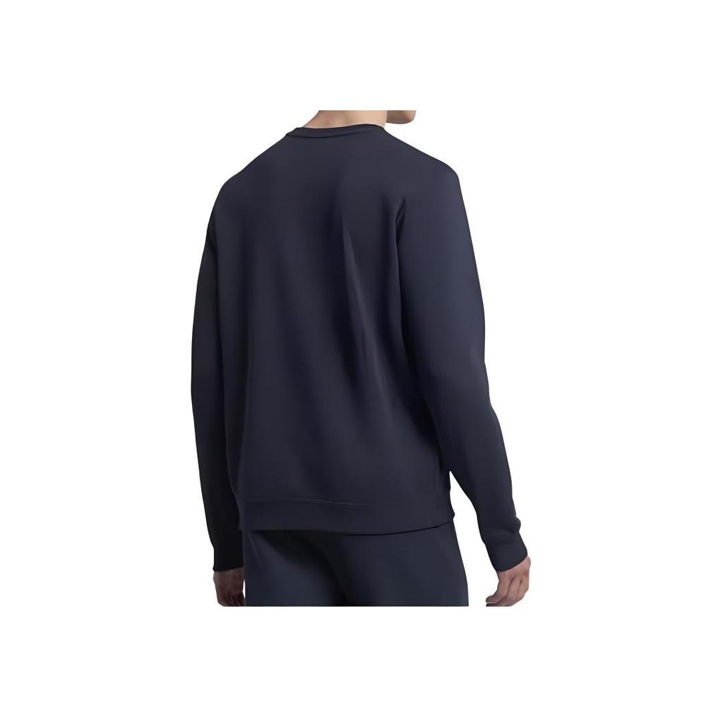 Nike Letter Print Crew Neck Casual Sports Long Sleeve Sweatshirt Men Sweatshirt Blue 804343-451