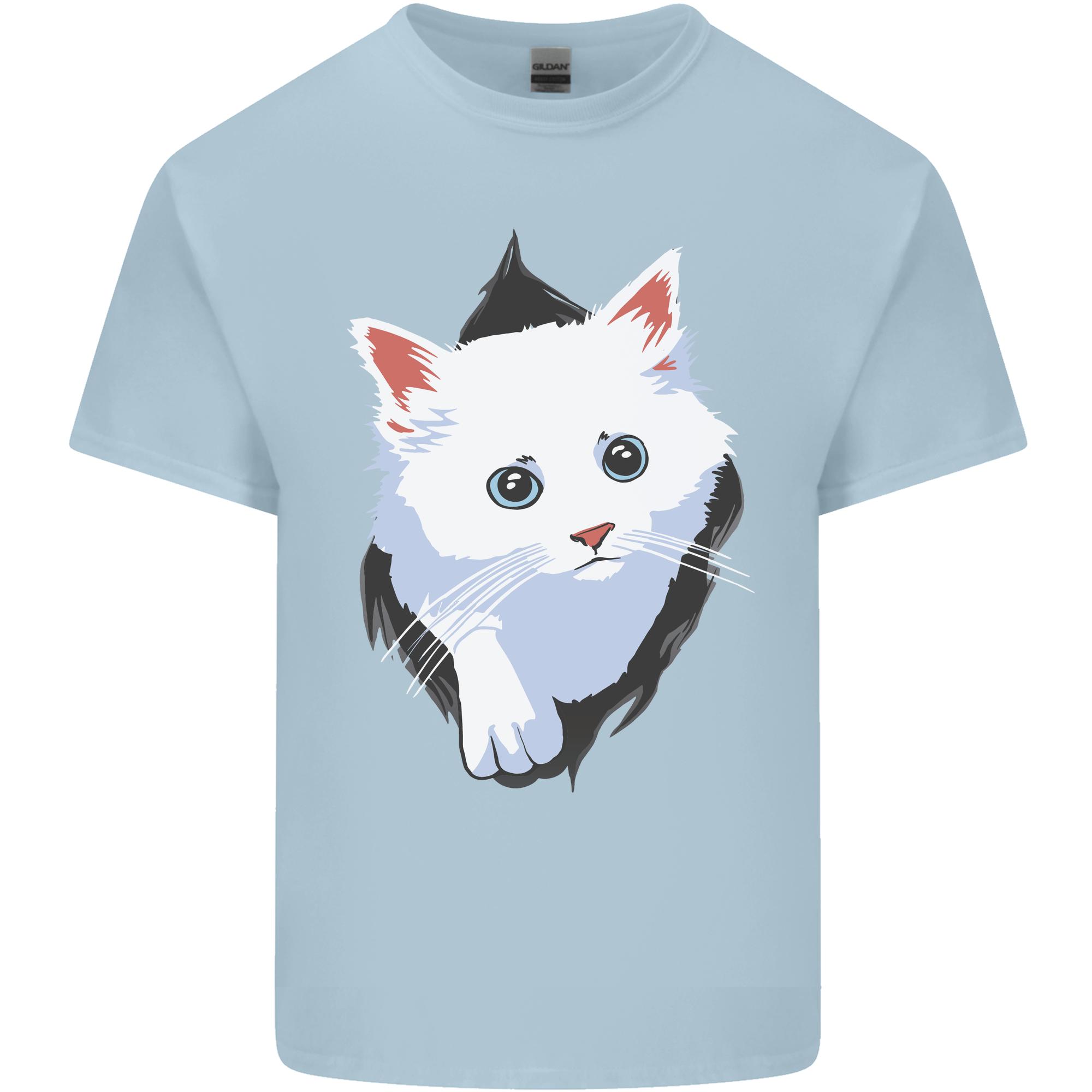 A Cat Rip Unisexs Light Cotton TShirt S