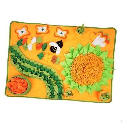Pet Foraging Mat Snuffle Pad Food Dispenser Anti Slip Interactive Dog Puzzle Toy Nose Feeding
