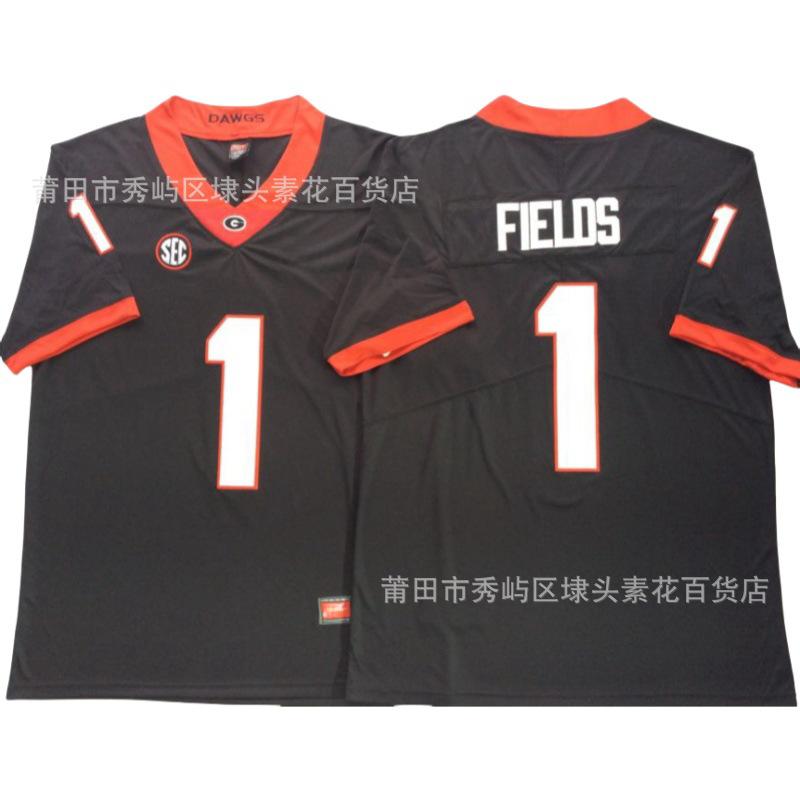 NCAA College Football Jersey Bulldogs Georgia Bulldogs Embroidery Spot Custom