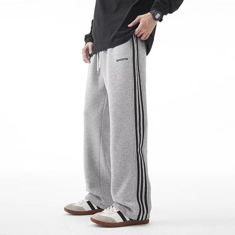 

New loose casual pants men s trend versatile pants summer thin pendant trousers 5XL серый