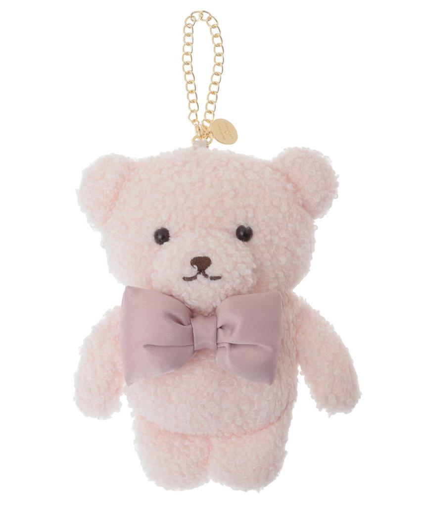 Maison de FLEUR Ribbon Bear Pass Card 08001059400 Case, Ivory, F, Case/Key Case,