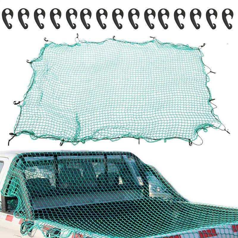 Safety Net For Pickup Heavy Duty Truck Bed Mesh Car Accessories With Elastic Rope For Fishing Beach Trips Traveling Camping