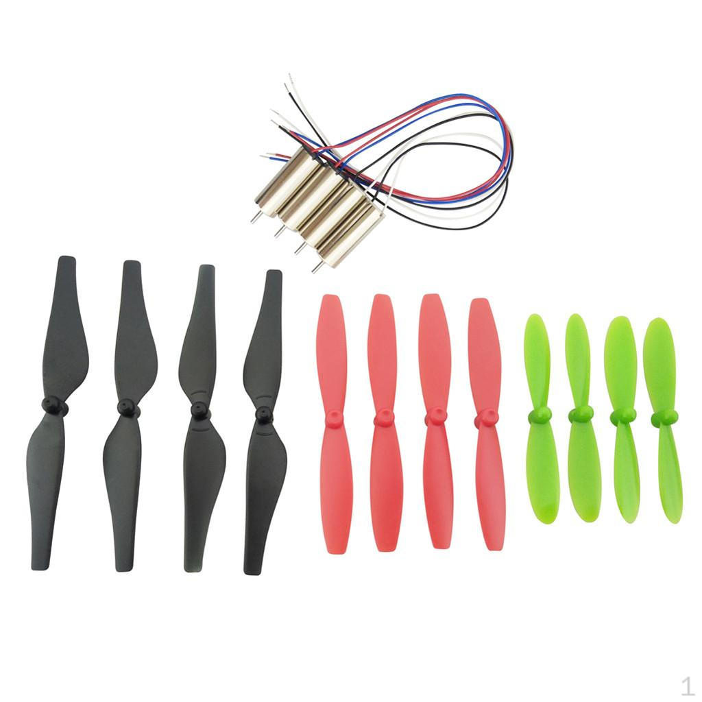 

8520 7.4V Coreless Brushed Motors Set 8.5x20 71/65/55mm Propeller CW CCW