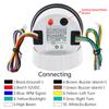 120KMH 200KMH GPS Speedometer Gauge+Tachometer 8000 RPM 85mm Dual Gauge Odometer  with GPS Antenna Turn Light Auto Yacht 9-32V