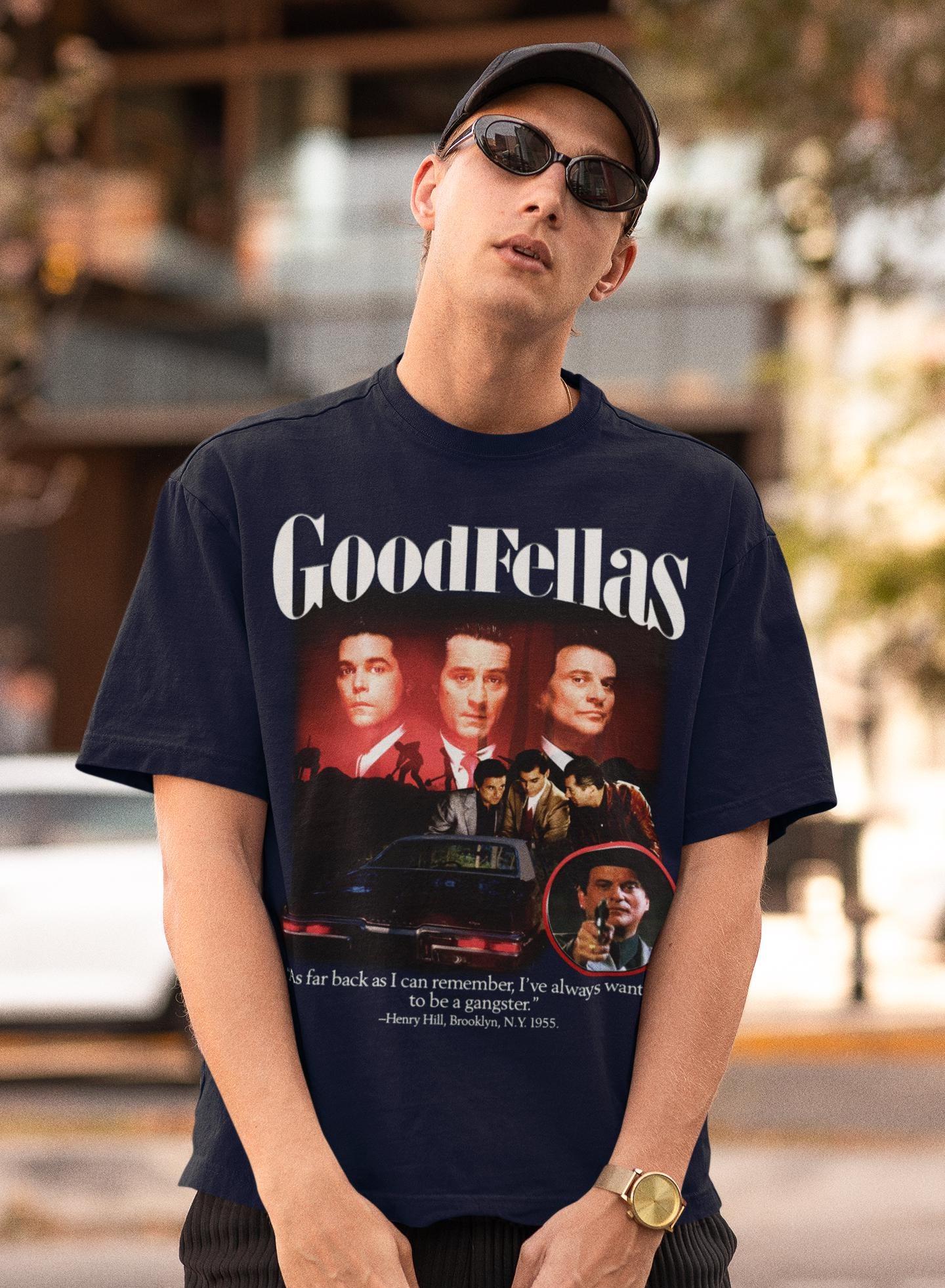 Unisex Goodfellas Movie T-Shirt Summer Men s and Women s Loose and Breathable T-shirt Top S