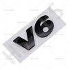 3D ABS V6 V8 Engine Displacement Logo Emblem Stickers for VW Volkswagen Car Styling Rear Trunk Tailgate Badge Decal Accessories