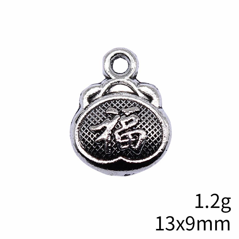 Valentine's Day Charms For Necklace Chinese Knot Chinese Character Charms Pendant Women's Bag Pendant Accessories