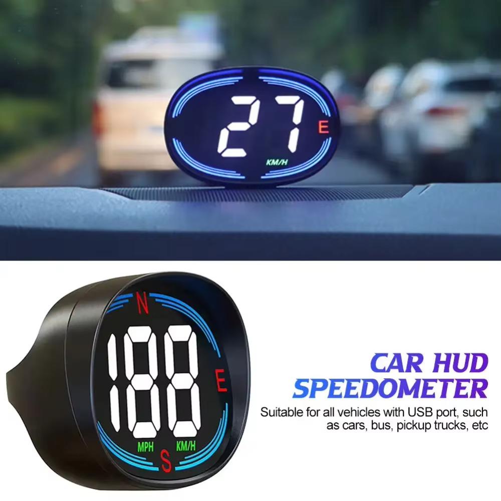 Overspeed Alarm GPS HUD Car Head Up Display Plug&Play Vehicle Speed Meter  Speed Meter
