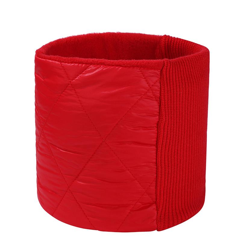 Autumn and winter outdoor velvet scarf neck protection, windproof and warm neck cover, thickened single ring elastic neck cover, new couple model