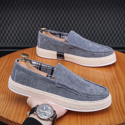 Fashion Men Shoes Summer Breathable Fabric Shoes Soft Sole Sneaker Trendy Casual Shoes Designer Fisherman Loafers Zapatillas De Hombre