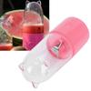 500ML Portable Small Blender USB Rechargeable Electric Fruit Juicer 4 Blades Mixing CupPink Upgrade