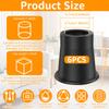 4/6Pcs Heavy Duty Furniture Riser Round Rubber Sofa Riser Supports Up To 6000 Lbs for Sofa Table Bed Chair Bottom Leg Raiser