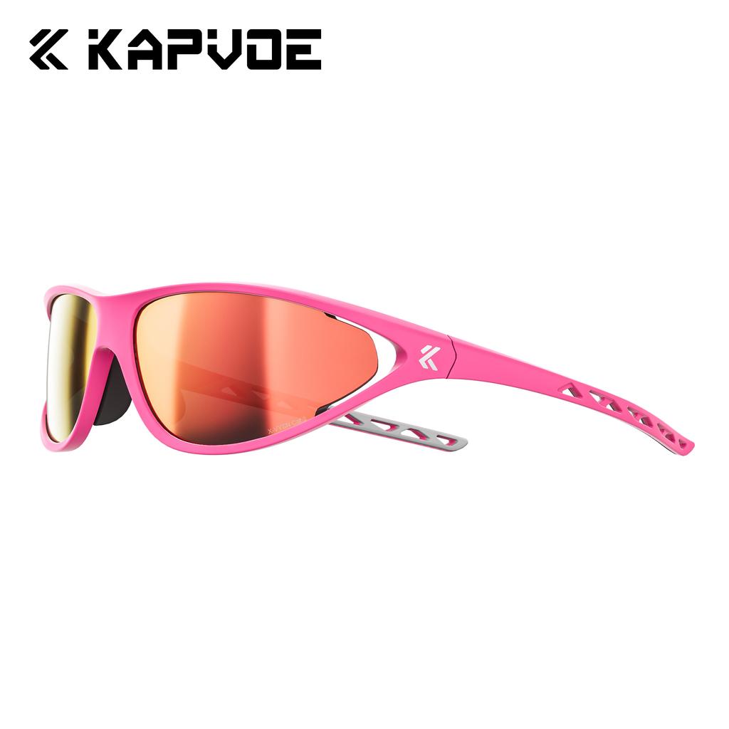 Kapvoe Hot Fashion Cycling Sunglasses Men Photochromic Glasses Mountain Running Hiking Eyewear Sports UV400 Climbing Goggles