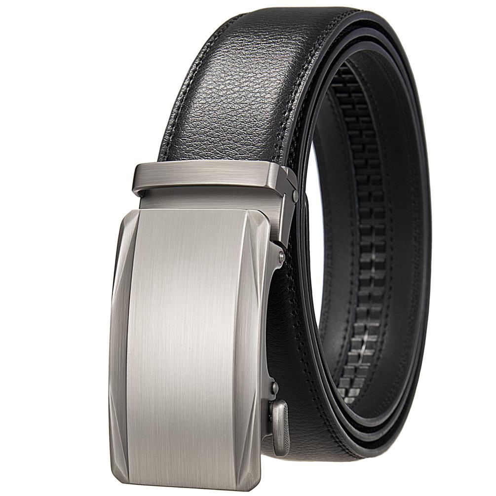 1Pcs Automatic Buckle Belt, Casual Belt, Men'S Korean Version Trendy Belt Ly36-35349-1
