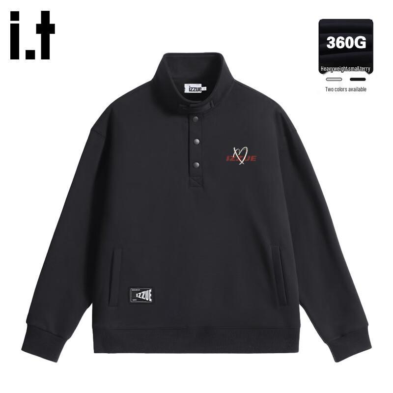 

Izzue It Men s Street Style Stand-Collar Sweatshirt 3XL