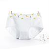High Waisted Cotton Seamless Underwear Elastic Belly Tightening Underwear Women's Printed Briefs