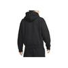 Nike Sportswear Men's Full Zip Hooded Jacket Embroidered Logo Soft Fleece Lined Regular Fit Casual Athletic Outerwear Black DR0404-010