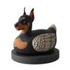 Dog Duck Figurine French Bulldog Corgi Samoyed Dobermann Border Collie Statue Sculpture Home Office Decoration Ornament