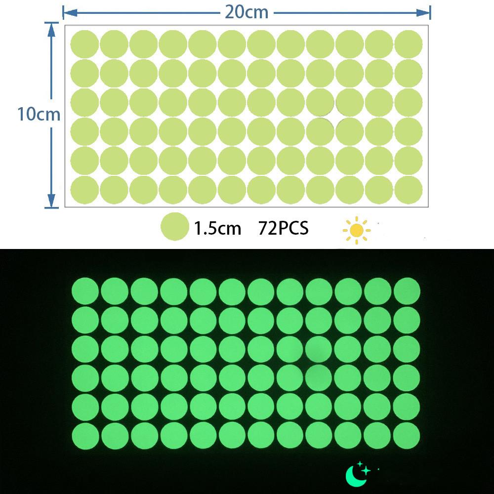 Luminous Wall Stickers for Kids Rooms Dots Stars Wall Decals Glowing Stickers Wall Decals Glow In The Dark Home Decor
