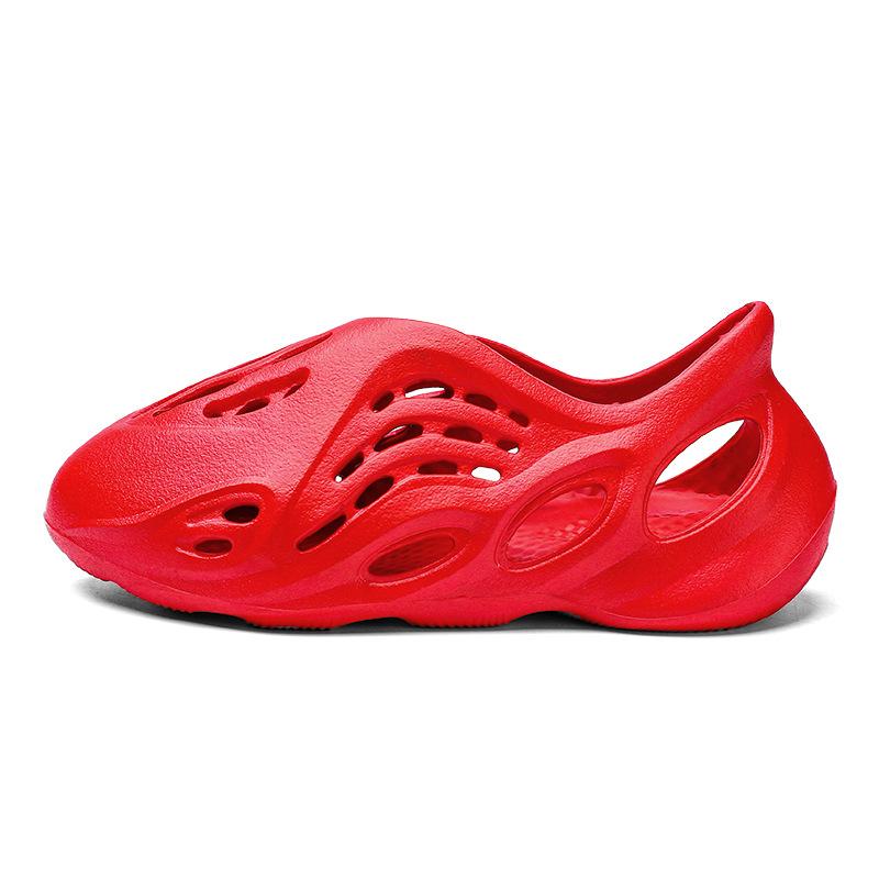 

Putian coconut hole shoes couple large size 47 summer thick-soled anti-skid beach sandals men s all-inclusive 42 червоний