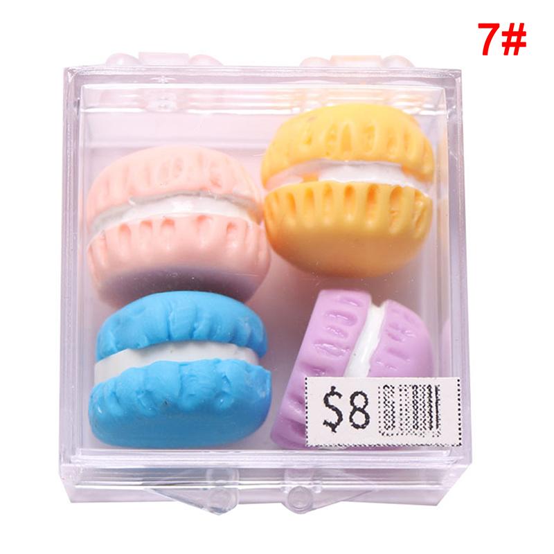 1:12 Miniature Dollhouse Egg Tart Mini Chocolate Cake Dessert Bento box Model for Doll House Decor Pretend Food Kitchen Toys